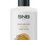 snb крем за тяло и ръце мед и мляко