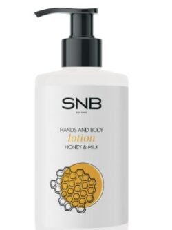 snb крем за тяло и ръце мед и мляко